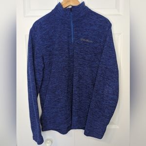 Eddie Bauer Quest Fleece 1/4 Zip - Blue - Size M
